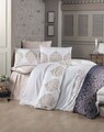 Lenjerie de pat dubla King (EU) Asrın, Victoria, 3 piese, 260x220 cm, bumbac satinat, multicolor