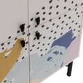 Dulap multifunctional, Vella, Dot, 95 x 111 x 36 cm, pal melaminat, multicolor