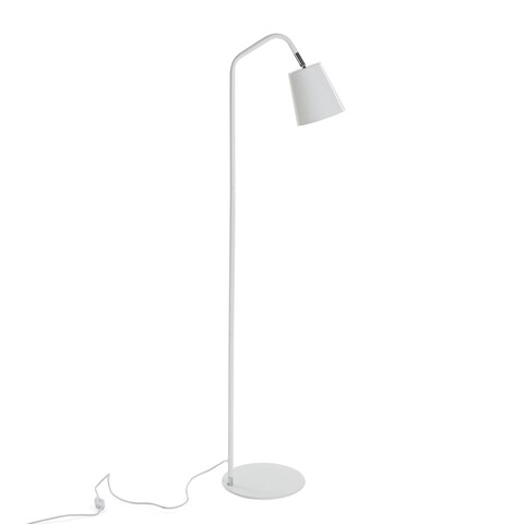 Lampadar Yates, Versa, 26 x 28.7 x 138.5 cm, 1 x E14, 40W, fier, alb