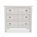 Comoda cu 3 sertare Murillo, Versa, 80 x 34.5 x 75 cm, lemn
