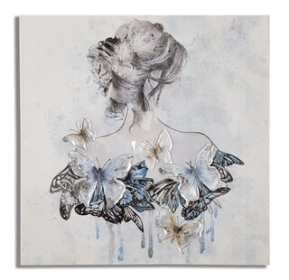 80x80 cm, Multicolor, Woman - A