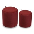 Set 2 taburete cu spatiu de depozitare Marsala, Versa, 39 x 44 cm/30.5 x 38 cm, MDF