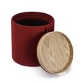 Set 2 taburete cu spatiu de depozitare Marsala, Versa, 39 x 44 cm/30.5 x 38 cm, MDF
