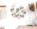 Decoratiune pentru perete, Mauro Ferretti, Lotly, 63.5 x 5 x 67.9 cm, fier/mdf, multicolor