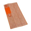 Patura pentru picnic Rombos Orange, Versa, 90 x 180 cm, polipropilena