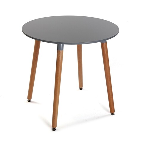 Masa Mayra, Versa, 80 x 80 x 75 cm, MDF/lemn, gri