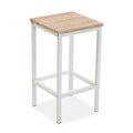 Set masa si scaune 3 piese Hudson Light, Versa, 105.5 x 50 x 85 cm, metal/MDF