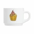 Ceasca, Luminarc, Gourmandise Cupcake, 220 ml, sticla, multicolor