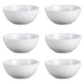 Set 6 boluri, Luminarc, Diwali, Ø 18 cm, sticla, alb