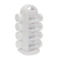 Set 8 recipiente pentru condimente si suport rotativ Spice, Versa, 11.6 x 28.5 x 13.6 cm