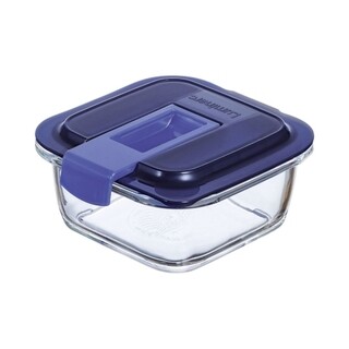 Albastru/Transparent, 0.38 L Patrata