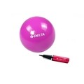 Set minge de pilates si pompa 267DLT1320, Delta, Ø20 cm, PVC, mov