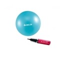 Set minge de pilates si pompa 267DLT1332, Delta, Ø25 cm, PVC, turcoaz