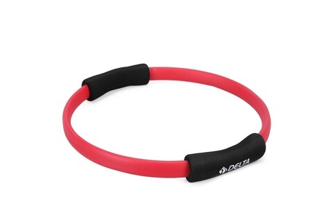 Cerc pentru pilates 267DLT1299, Delta, Ø35 cm, polietilena, rosu