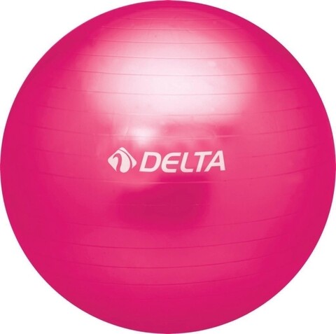Minge de pilates 267DLT1371, Delta, Ø 55 cm, PVC, roz