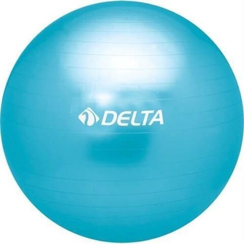 Minge de pilates 267DLT1374, Delta, Ø 55 cm, PVC, albastru