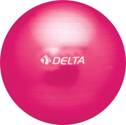 Minge de pilates 267DLT1382, Delta, Ø 65 cm, PVC, roz