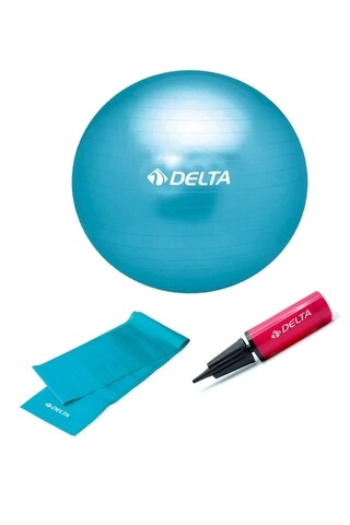Set 3 piese pentru yoga/pilates 267DLT1812, Delta, PVC, multicolor