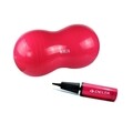 Set minge de pilates si pompa 267DLT1316, Delta, 90x45 cm, PVC, roz