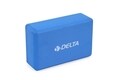 Set saltea si cub pentru yoga/pilates 267DLT1147, Delta, EVA, albastru