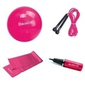 Set 4 piese pentru yoga/pilates 267DLT1783, Delta, PVC, roz