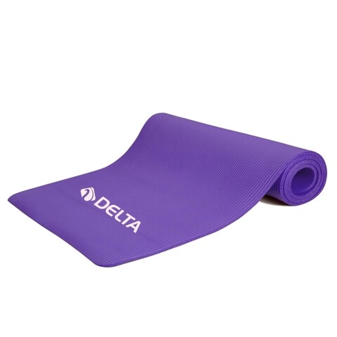 Saltea fitness/yoga/pilates 267DLT1186, Delta, 180x60x1 cm, cauciuc nitril, mov