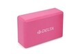Set saltea si cub pentru yoga/pilates 267DLT1148, Delta, EVA, roz