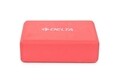 Set saltea si cub pentru yoga/pilates 267DLT1149, Delta, EVA, rosu