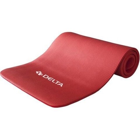 Saltea fitness/yoga/pilates 267DLT1197, Delta, 180x60x1.5 cm, cauciuc nitril, rosu