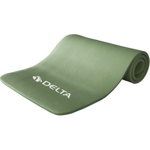 Saltea fitness/yoga/pilates 267DLT1195, Delta, 180x60x1.5 cm, cauciuc nitril, verde