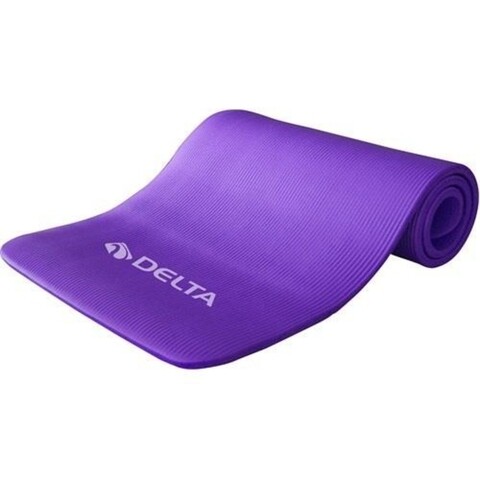 Saltea fitness/yoga/pilates 267DLT1196, Delta, 180x60x1.5 cm, cauciuc nitril, mov