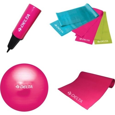 Set 6 piese pentru yoga/pilates 267DLT1779, Delta, PVC, multicolor