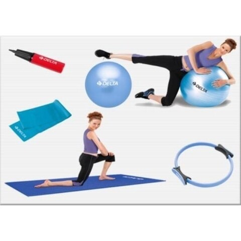 Set 5 piese pentru yoga/pilates 267DLT1662, Delta, PVC, multicolor