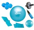 Set 8 piese pentru yoga/pilates 267DLT1910, Delta, PVC, albastru