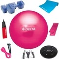 Set 12 piese pentru yoga/pilates 267DLT1833, Delta, PVC, multicolor