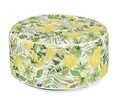 Taburet gonflabil Ottoman Summer, Bizzotto, Ø53 x 23 cm, poliester/PVC, galben