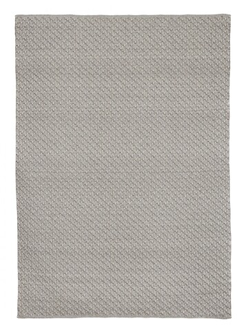 Covor de exterior Bhajan Outdoor, Bizzotto, 230 x 350 cm, polipropilena, lucrat manual, gri