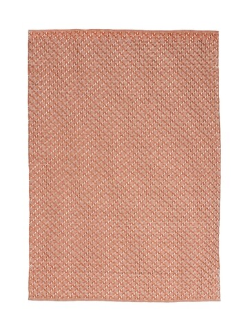 Covor de exterior Bhajan Outdoor, Bizzotto, 170 x 240 cm, polipropilena, lucrat manual, portocaliu/roz