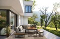 Covor de exterior Bhajan Outdoor, Bizzotto, 200 x 300 cm, polipropilena, lucrat manual, grej