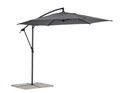 Tropea Kerti /terasz napernyő, Bizzotto, Ø 300 cm, oszlop Ø 46-48 mm, acél/poliészter, sötétszürke