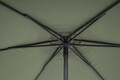 Samba Kerti/terasz napernyő, Bizzotto, Ø 270 cm, oszlop Ø 38 mm, acél/poliészter, olíva zöld