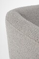 Fotoliu Claudine, Bizzotto, 78 x 74 x 73 cm, otel/poliester Boucle, gri