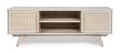 Comoda TV Sahana, Bizzotto, 128 x 40 x 45 cm, lemn de mango/ratan