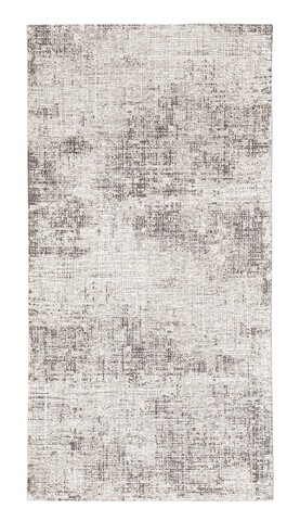 Covor Suri, Bizzotto, 80 x 150 cm, tesatura Chenille/policoton, verso din latex, argintiu