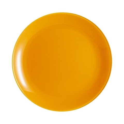 Farfurie intinsa, Luminarc, Arty, Ø 26 cm, sticla, galben