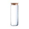 Recipient depozitare, Luminarc, Pure, 2 L, sticla/pluta, transparent