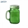 Halba tip borcan cu capac perforat Green, Heinner Home, 400 ml, sticla/metal, verde