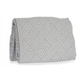 Cuvertura de pat Geometric Quilt, Gift Decor, 180 x 260 cm, amestec bumbac, gri