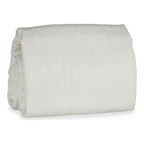 Cuvertura de pat Rhombus Quilt, Gift Decor, 240 x 260 cm, amestec bumbac, alb