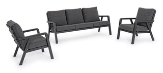 Gri carbune, Set mobilier 3 piese